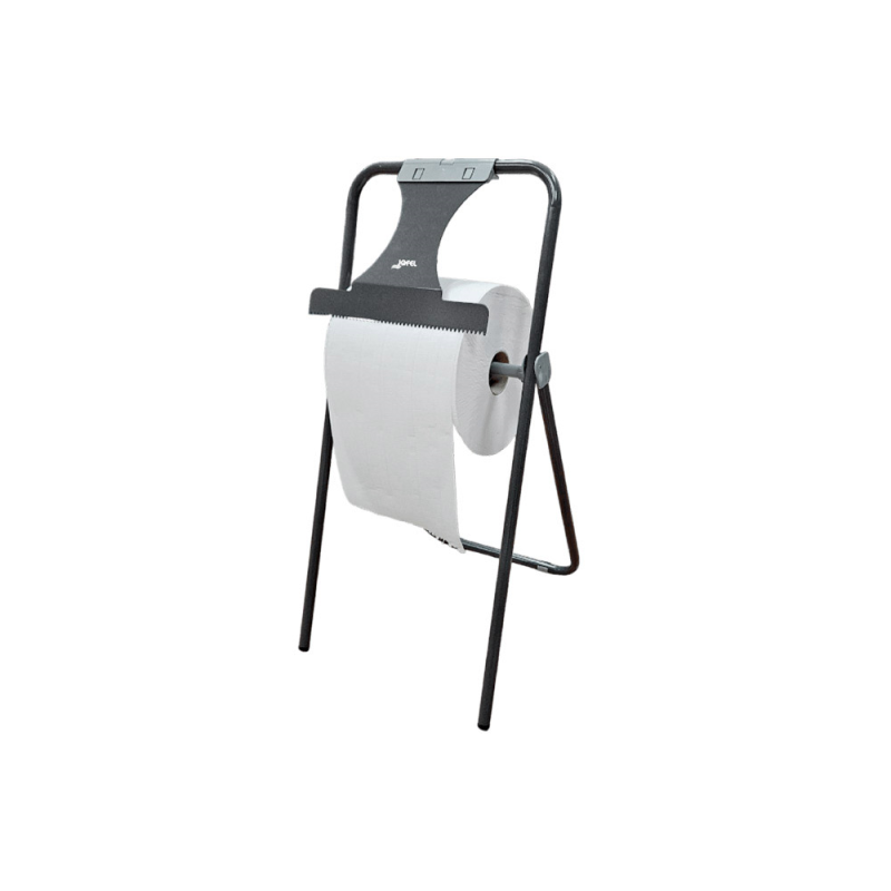 Portabobina industrial jofel metalico suelo con sierra de corte para bobinas de hasta 500 m 850x418x445 mm