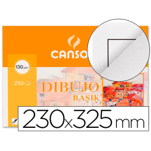 Papel dibujo basik 23x32.5...