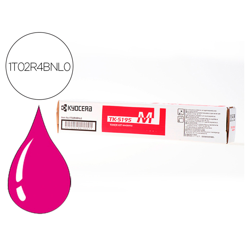 Toner kyocera tk5195m mita magenta 7000 paginas