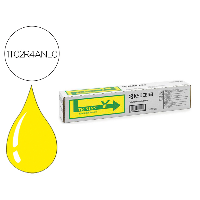 Toner kyocera tk5195y mita amarillo 7000 paginas