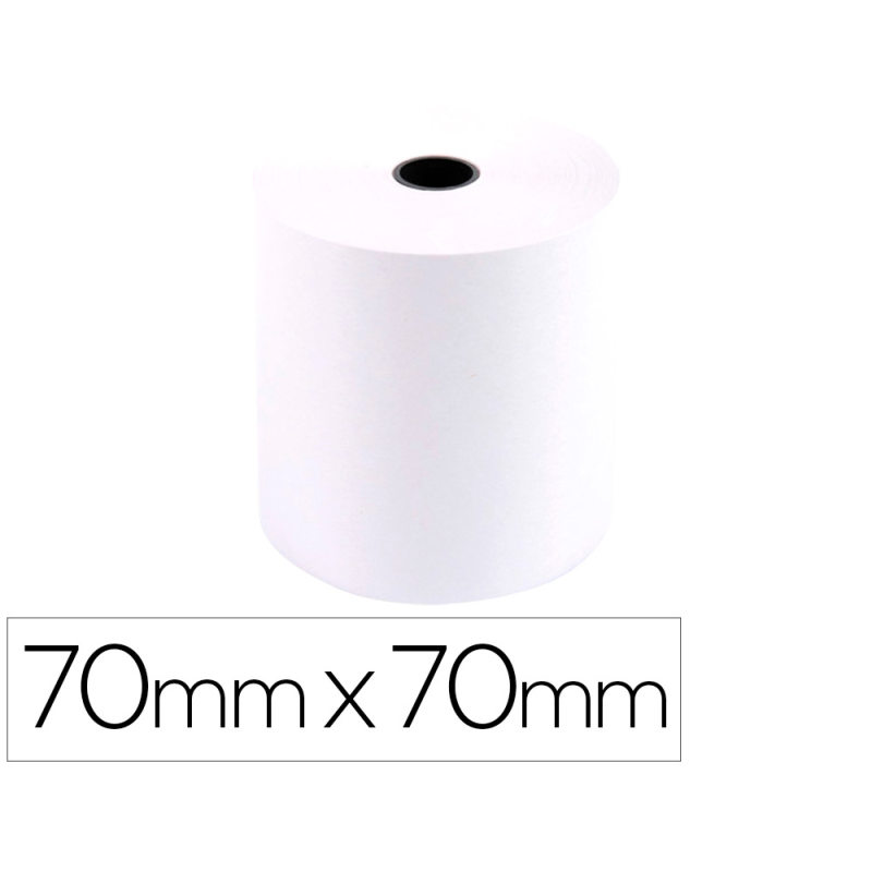 Rollo sumadora exacompta electro offset 70 mm x 70 mm 60 g/m2