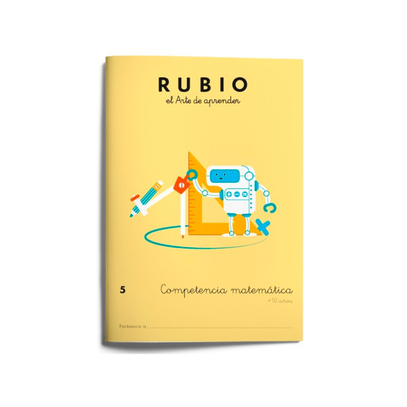 Cuaderno rubio competencia matematica 5