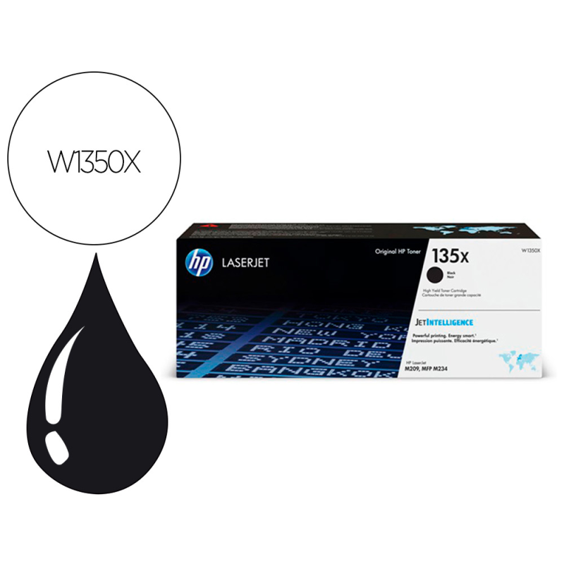 Toner hp 135x laserjet m209 / mfp m234 negro 2400 paginas