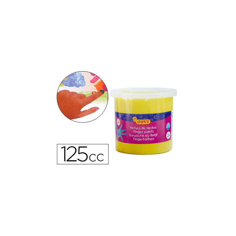 Pintura a dedos jovi 125 cc amarillo