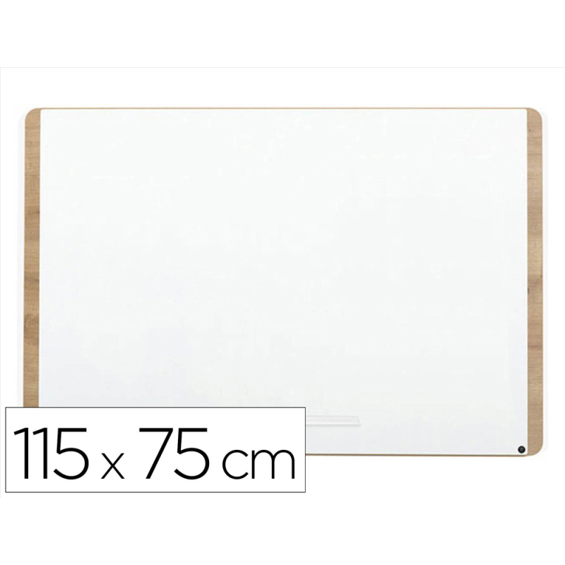 Pizarra blanca rocada gama natural lacada magnetica 115x75 cm