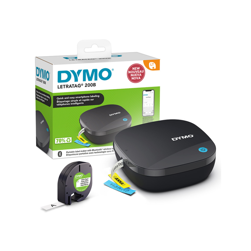 Rotuladora dymo letratag lt-200b bluetooth