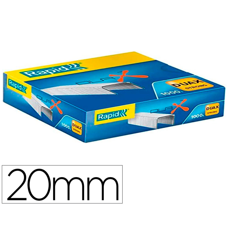 Grapas rapid duax strong caja de 1000 unidades