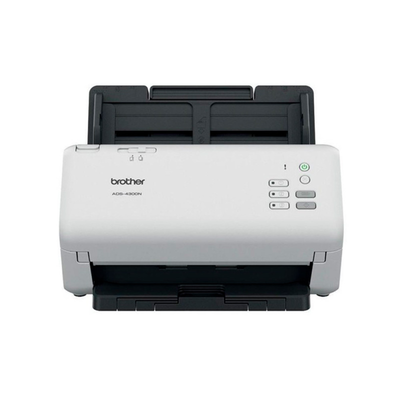 Escaner brother sobremesa ads4300n doble cara tamaño a4 resolucion 600 ppp velocidad 40 ppm usb 2.0