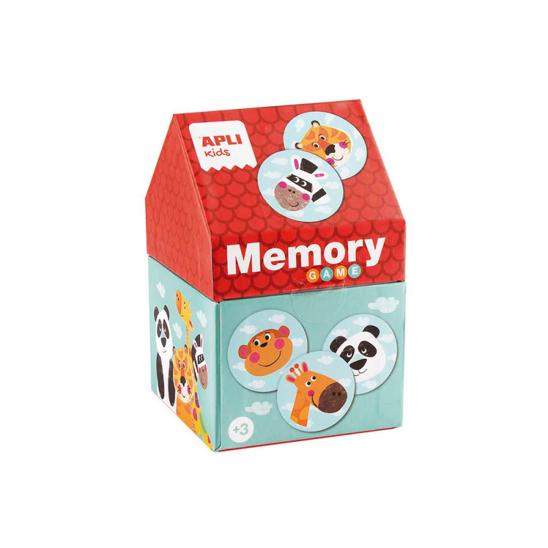 Juego apli didactico memory casita safari