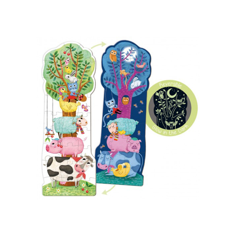 Puzle goula xxl 27 piezas dia y noche reversible