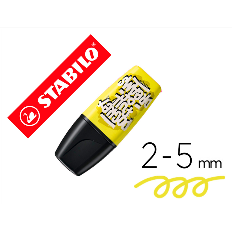 Rotulador stabilo boss mini fluorescente by snooze one amarillo