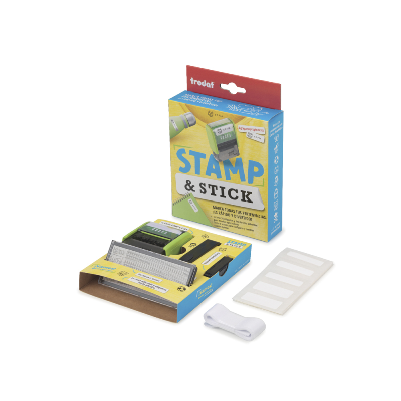 Kit trodat para marcado de textil y objetos personales