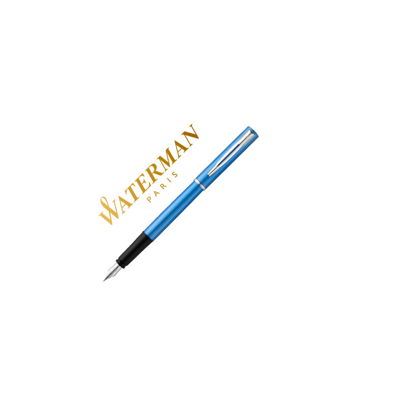 Pluma waterman allure laca azul en estuche de regalo