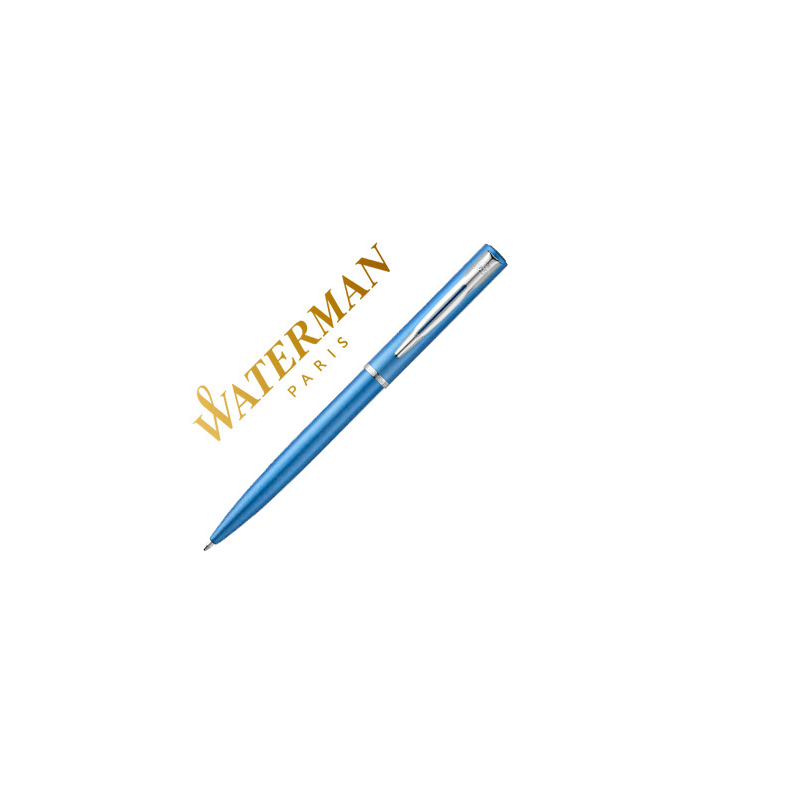 Boligrafo waterman allure laca azul en estuche de regalo