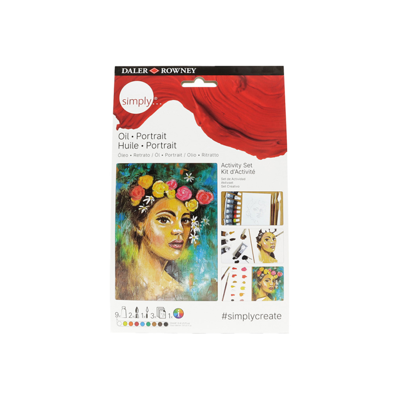 Set pintura oleo daler rowney simply activity