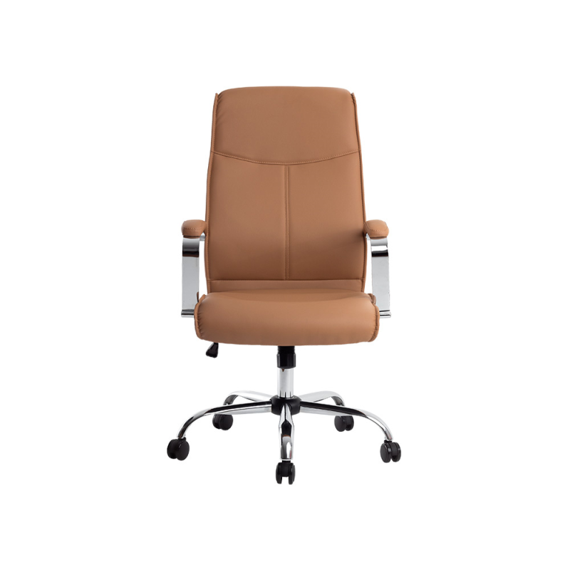 Silla q-connect direccion mode na simil piel base metalica alt max 1220 anc 510 prof 490 mm ruedas premium color crema