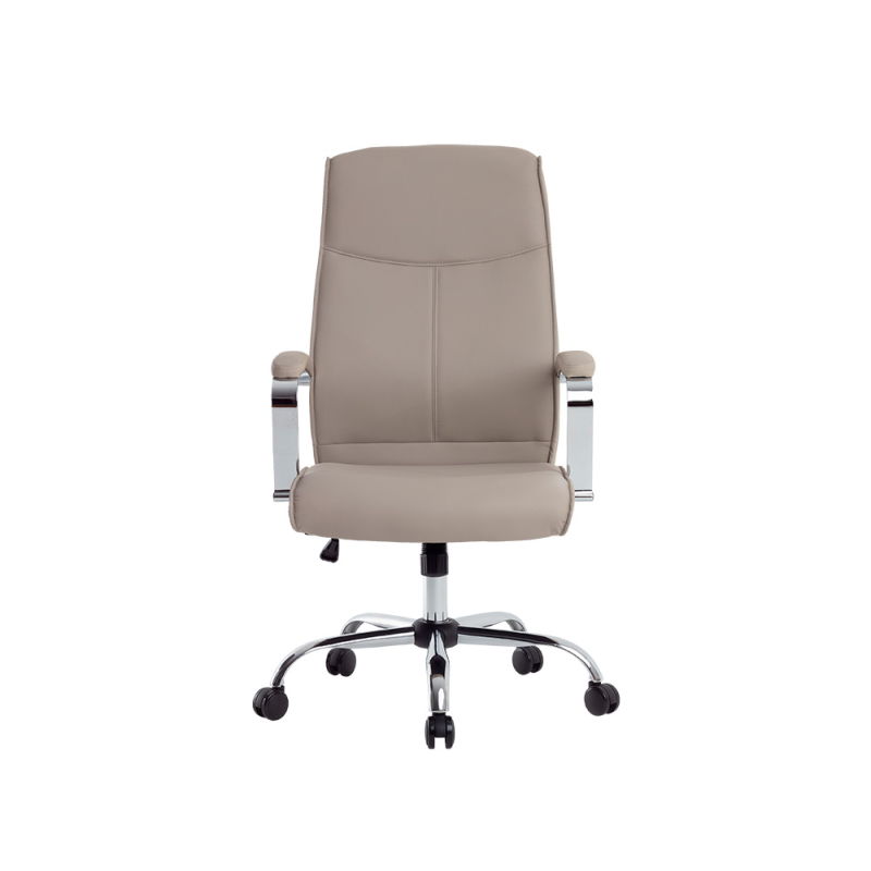 Silla q-connect direccion mode na simil piel base metalica alt max 1220 anc 510 prof 490 mm ruedas premium color gris