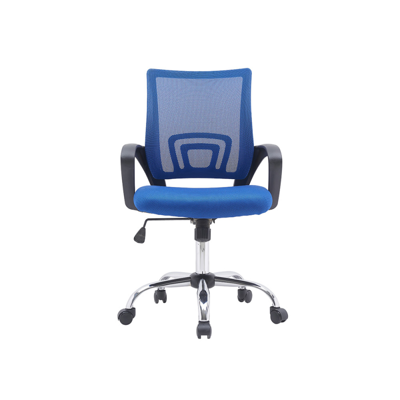 Silla q-connect oficina siena malla base metalica alt max 1000 anc 560 prof 570 ruedas premium color negro azul