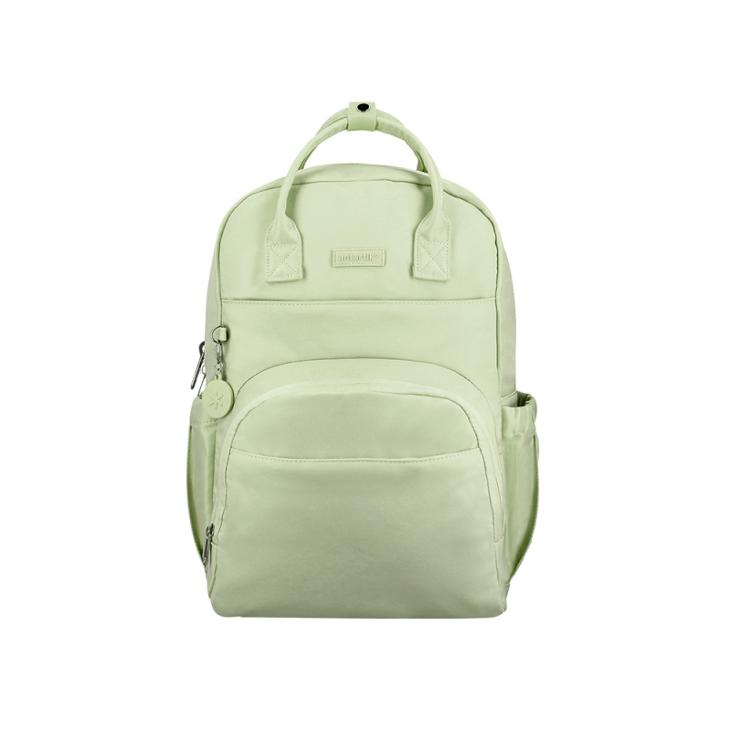Mochila antartik glow bags con acolchado para portatil 15/' verde 25 l 440x150x310 mm