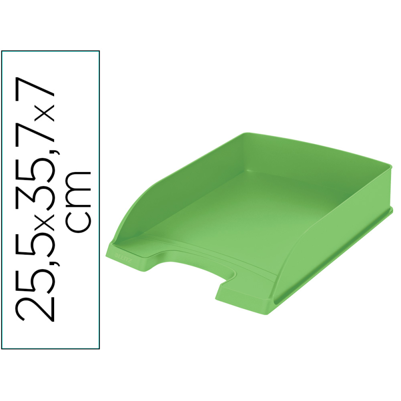 Bandeja sobremesa plastico leitz recycle verde 255x357x70 mm