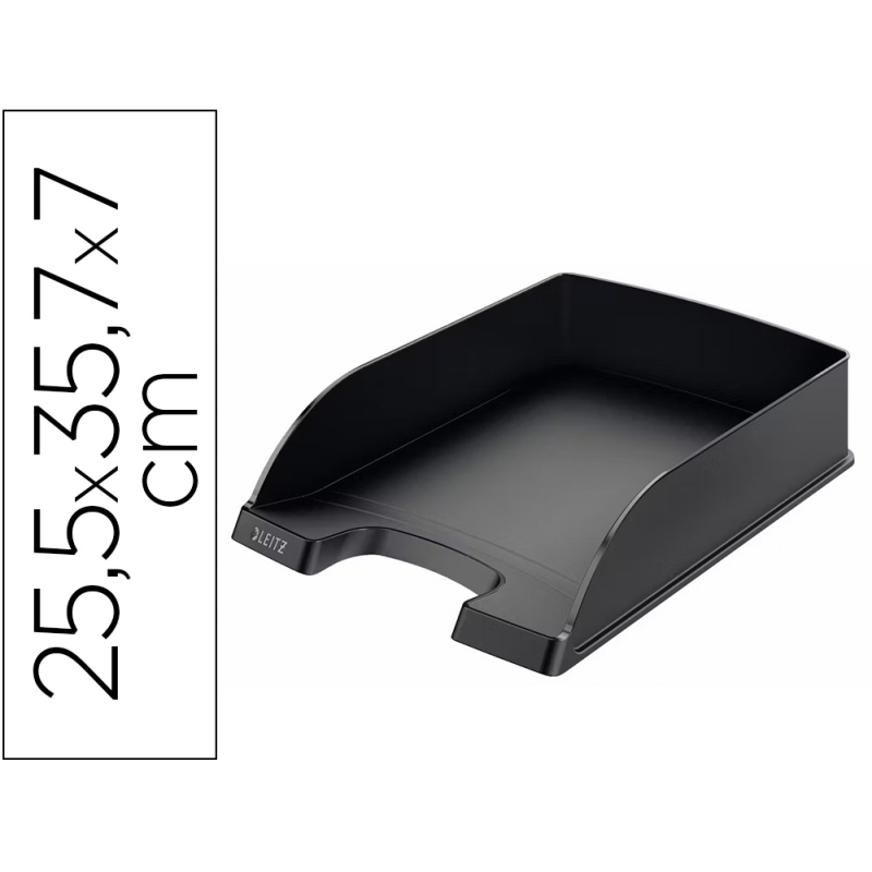 Bandeja sobremesa plastico leitz recycle negro 255x357x70 mm