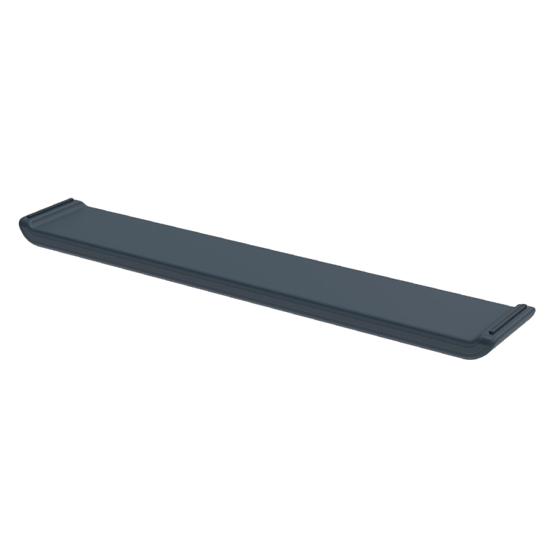 Reposamuñecas leitz ergo para teclado ajustable gris oscuro