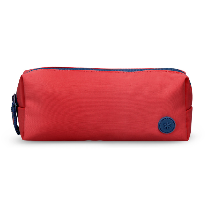 Estuche portatodo antartik basic pack 1 compartimento granate compañero mochila 80x55x210 mm