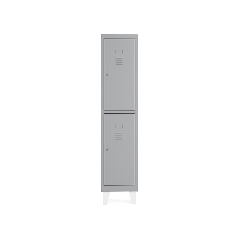 Taquilla metalica rocada 300 1 modulo 2 puertas gris 330x500x1800 mm