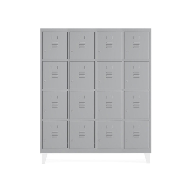 Taquilla metalica rocada 300 4 modulos x 4 puertas gris 1210x500x1800 mm