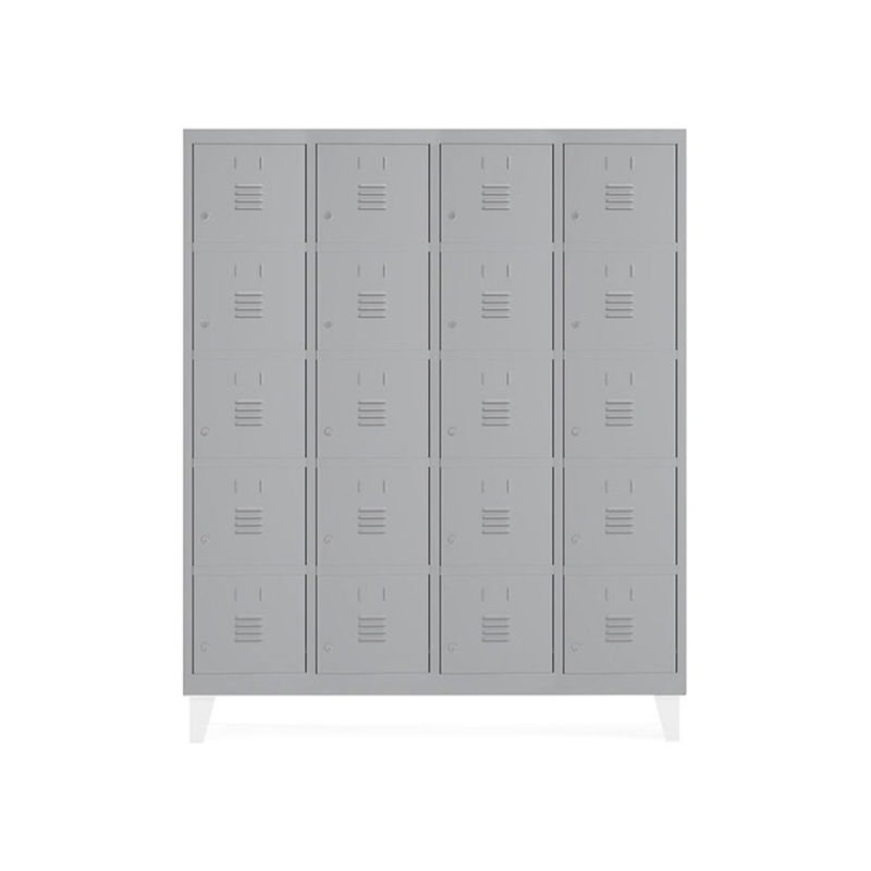 Taquilla metalica rocada 300 4 modulos x 5 puertas gris 1210x500x1800 mm