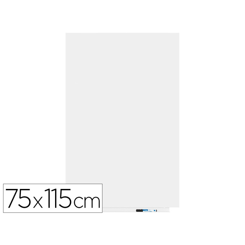 Pizarra blanca rocada skinwhiteboard pro lacada magnetica 75x115 cm