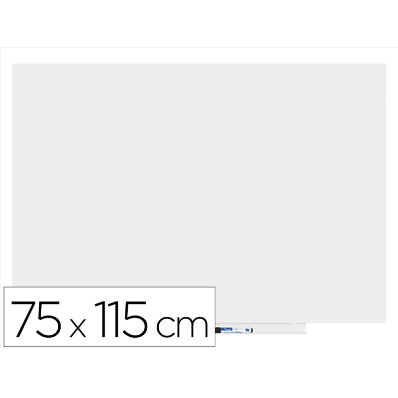 Pizarra blanca rocada skinmatt proyeccion mate lacada magnetica 75x115 cm