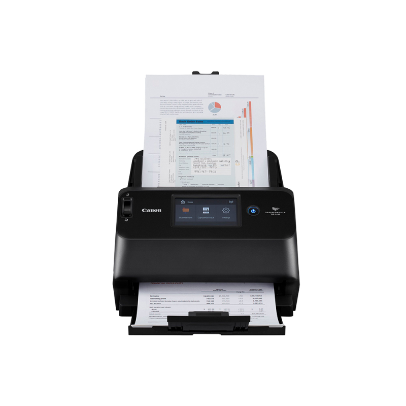 Escaner canon imageformula dr-s150 din a4 velocidad 45 ppm 600x600 dpi wifi