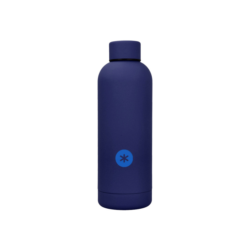 Botella portaliquidos antartik isotermica acero inoxidable libre de bpa color azul 500 ml