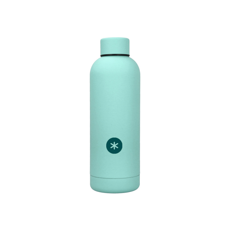 Botella portaliquidos antartik isotermica acero inoxidable libre de bpa color menta 500 ml