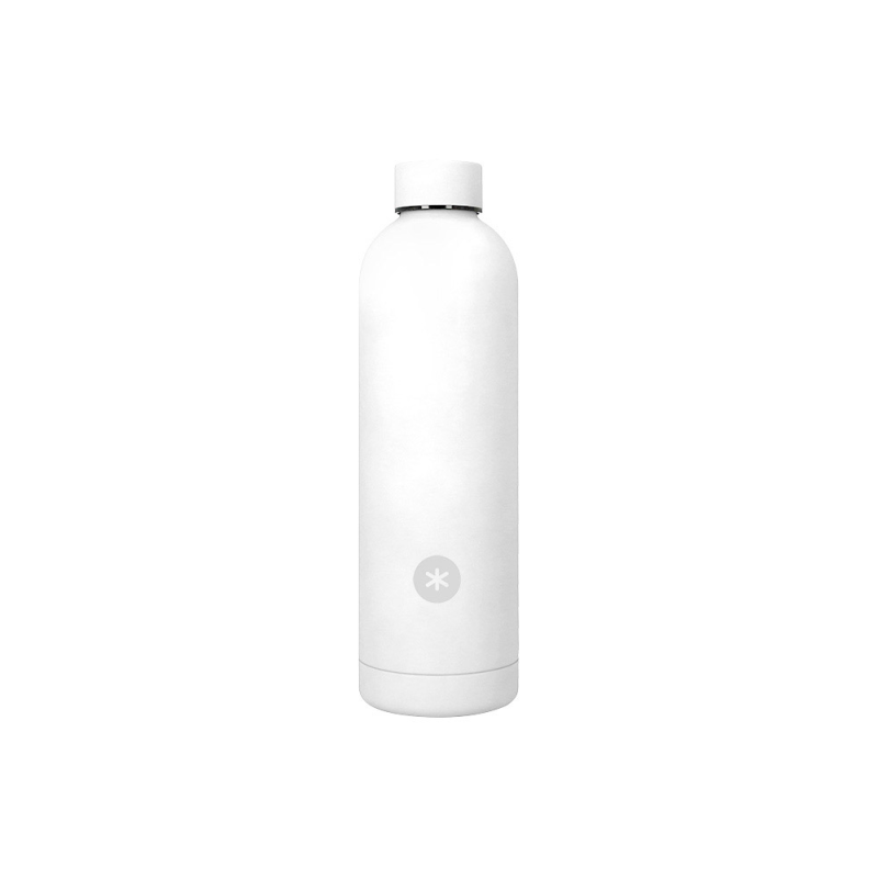 Botella portaliquidos antartik isotermica acero inoxidable libre de bpa color blanco 750 ml