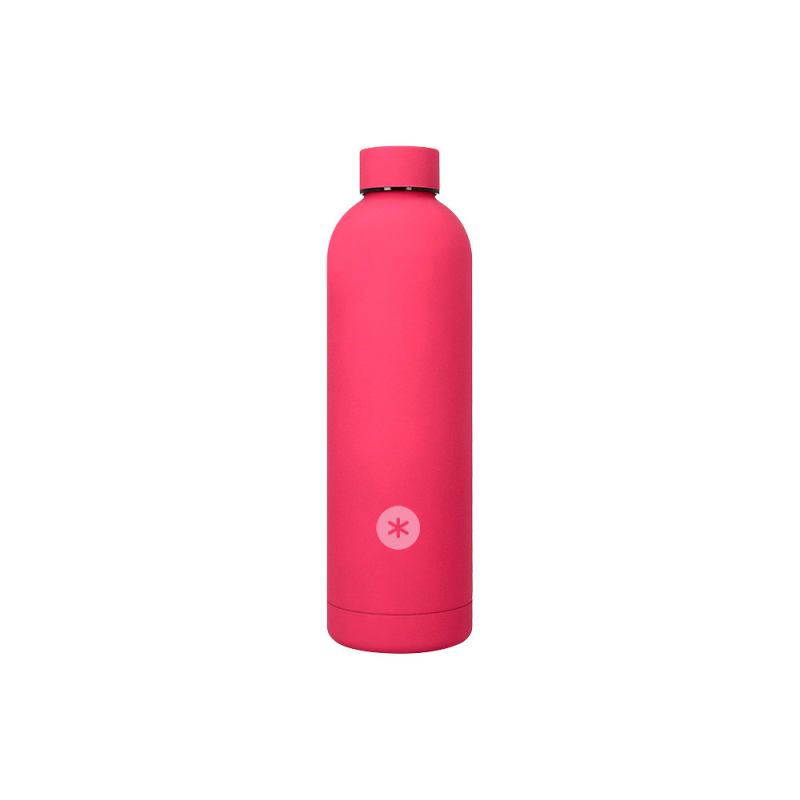 Botella portaliquidos antartik isotermica acero inoxidable libre de bpa color fucsia 750 ml