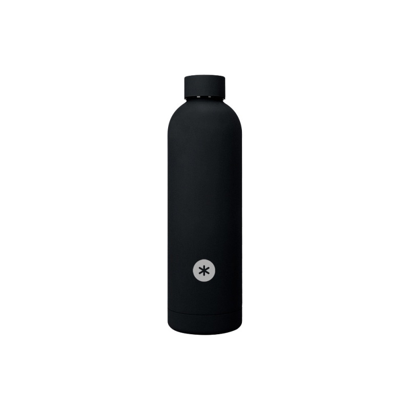 Botella portaliquidos antartik isotermica acero inoxidable libre de bpa color negro 750 ml