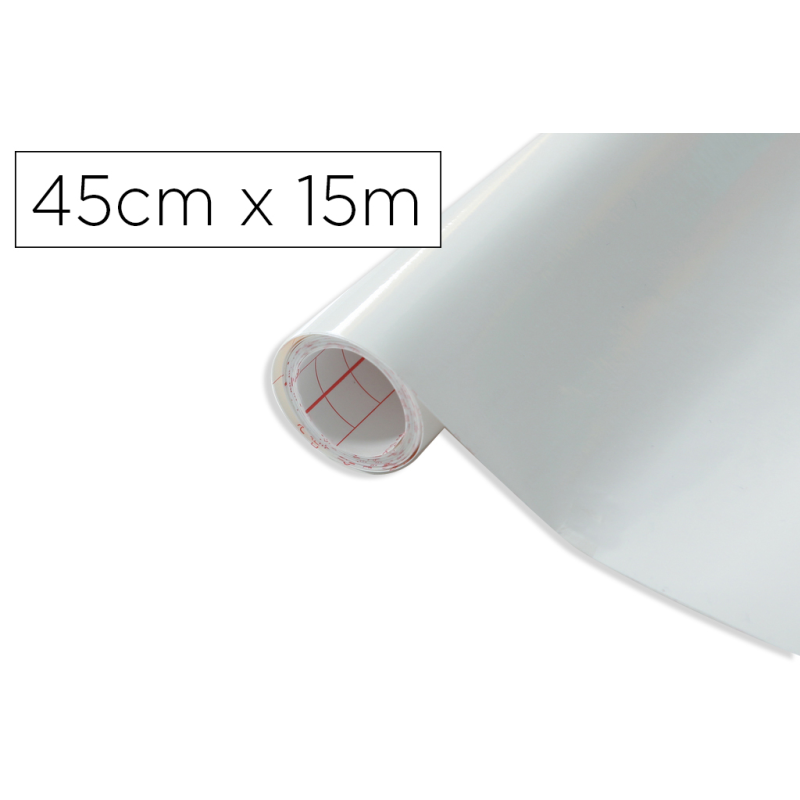 Rollo adhesivo d-c-fix blanco ancho 45 cm largo 15 mt
