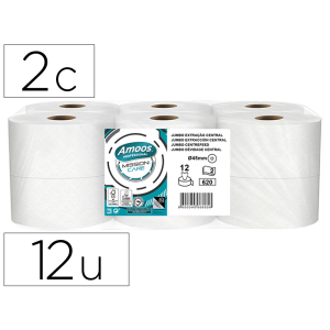 Papel higienico amoos jumbo...