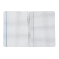 Cuaderno espiral liderpapel a4 smart tapa blanda 80h 75gr cuadro 6 mm con margen colores surtidos