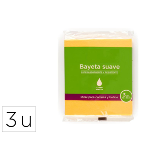 Bayeta suave amarilla para...