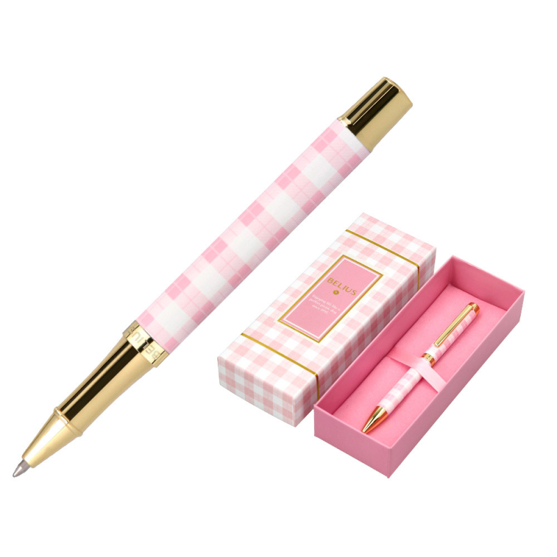 Roller belius perfect picnic day aluminio color rosa dorado tinta color negro caja de diseño