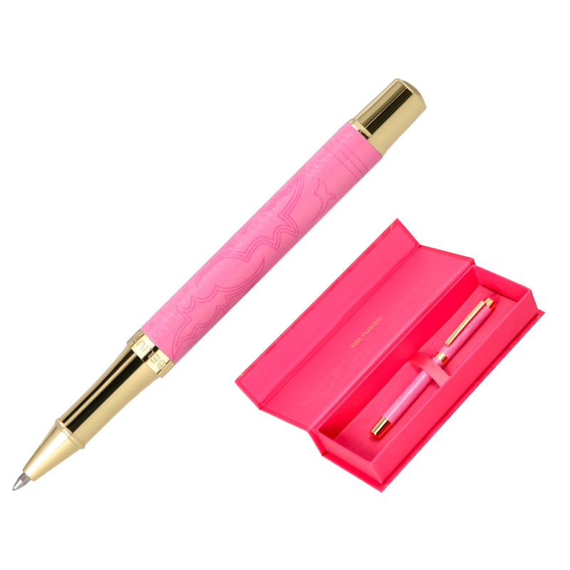 Roller belius wild west aluminio color rosa dorado tinta color negro caja de diseño