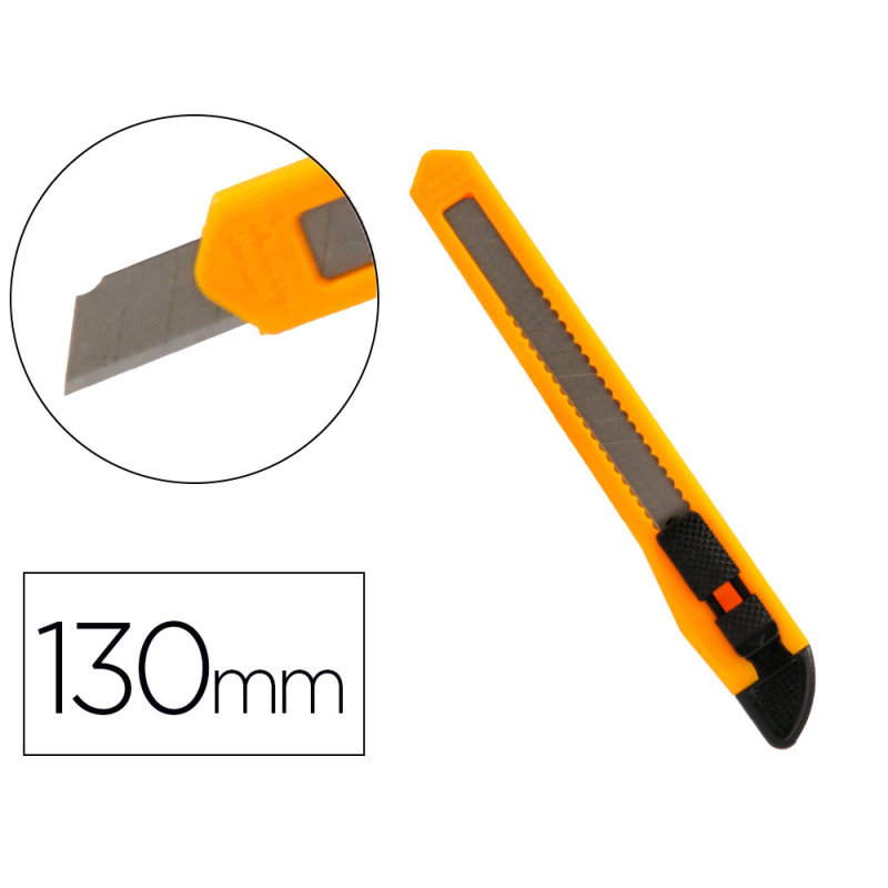 Cuter q-connect plastico estrecho cuchilla 9 mm xd-05