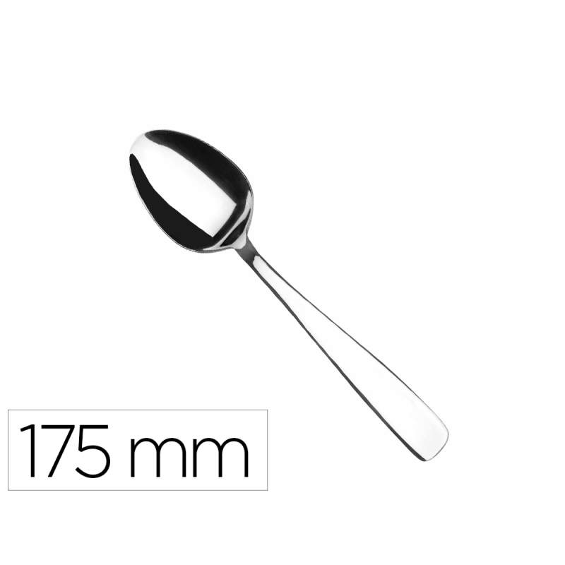 Cuchara postre jay mesa hotel acero inoxidable 18/10 longitud 181 mm