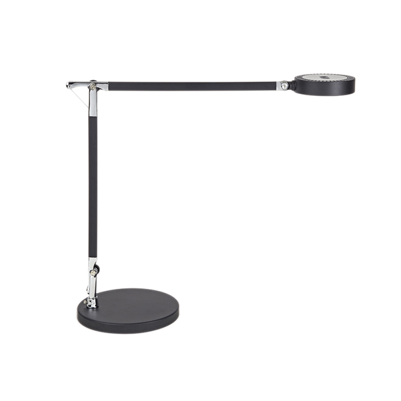 Lampara de escritorio maul led 5w 618lm luz ajustable panel tactil doble brazo negra
