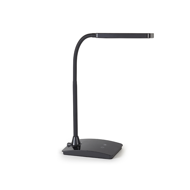 Lampara de escritorio maul led 5w 616lm luz ajustable panel tactil doble brazo negra