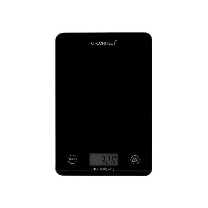 Bascula precision q-connect digital con pantalla lcd precision 1 gr capacidad de 5 gr a 5 kg 200x135x16mm
