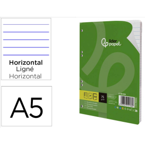 Recambio liderpapel din a5...
